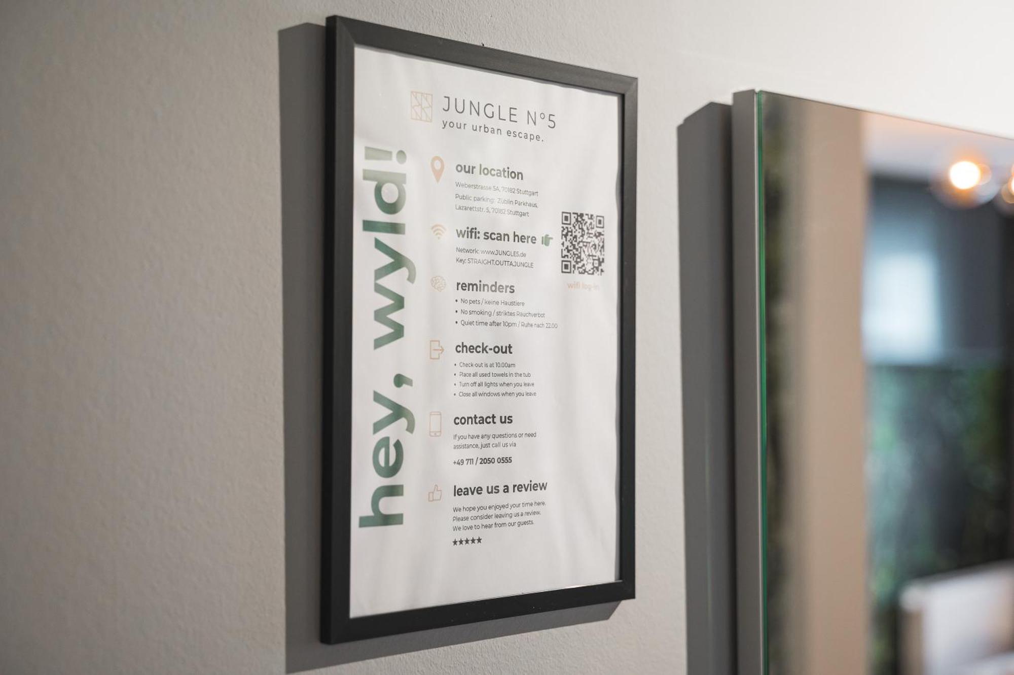 Jungle No5 Boutique Hotel - Stuttgart City-Center 외부 사진